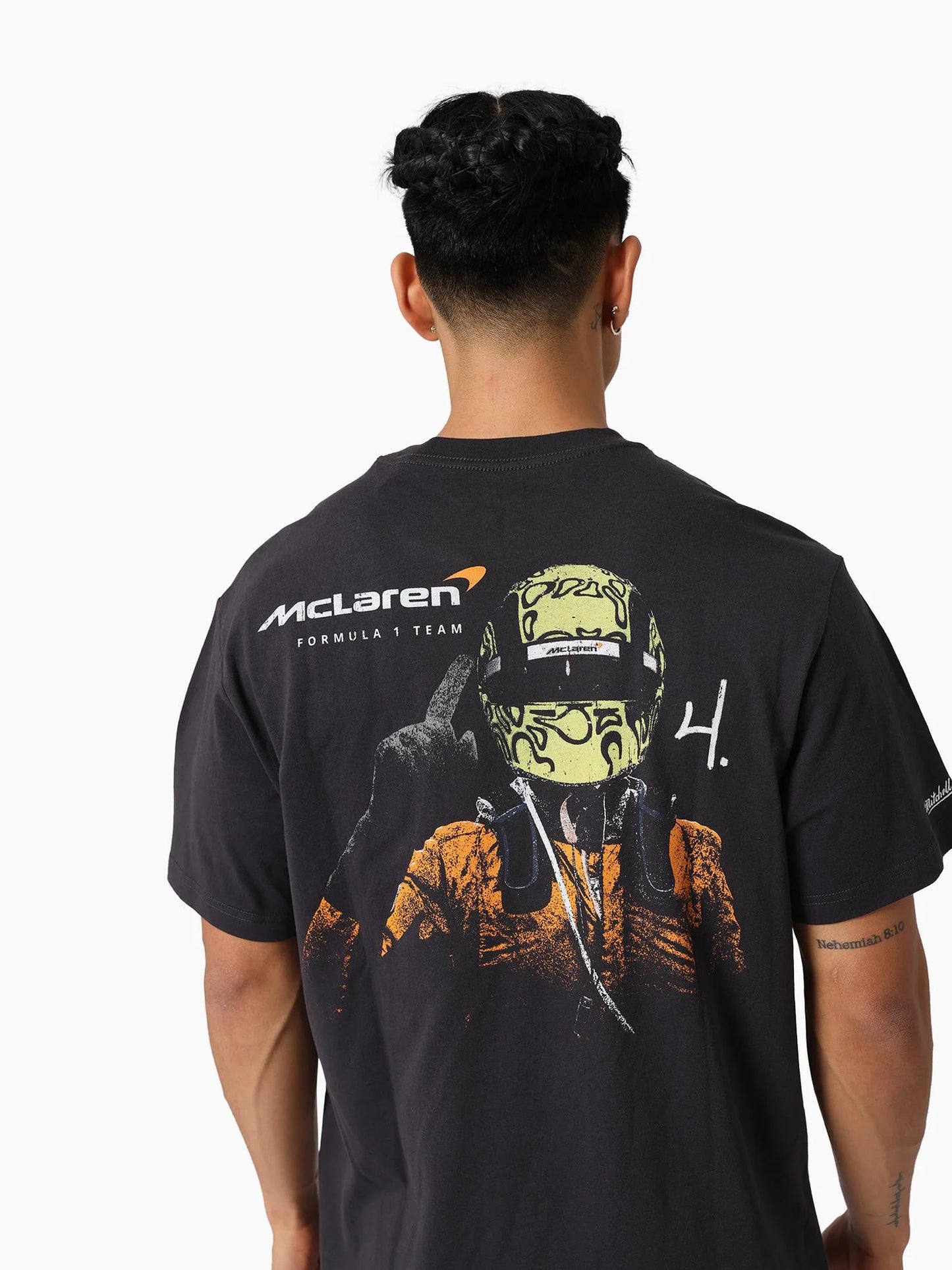 MNA-N49 (Mitchell & ness lando vintage tee washed black) 122593043