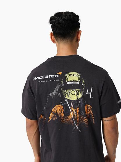 MNA-N49 (Mitchell & ness lando vintage tee washed black) 122593043