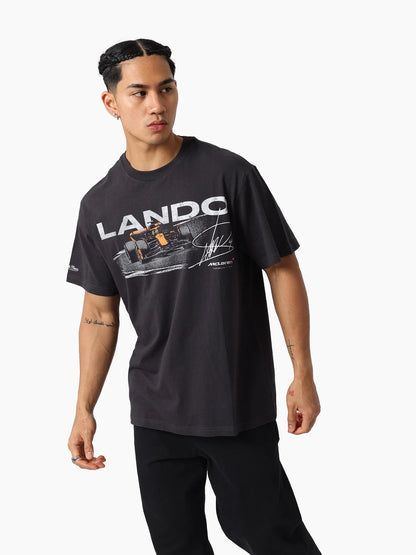 MNA-N49 (Mitchell & ness lando vintage tee washed black) 122593043