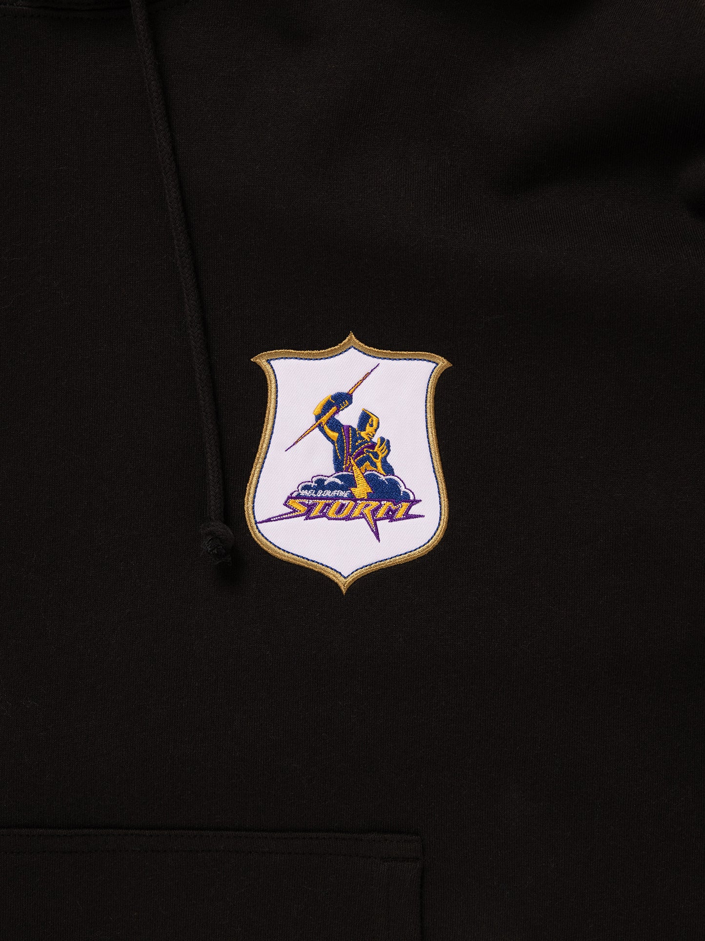 MNA-N36 (Mitchell and ness patch hoodie melbourne storm faded black) 72496956