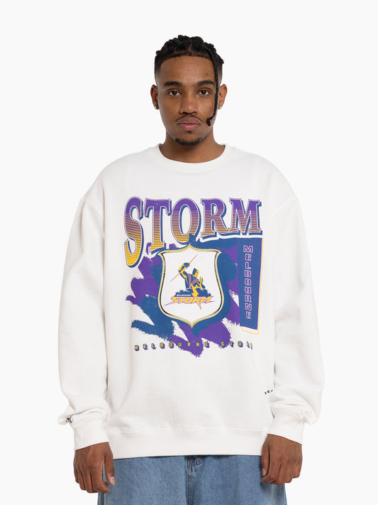 MNA-E37 (Mitchell and ness brush off crew storm vinatge white) 72495217