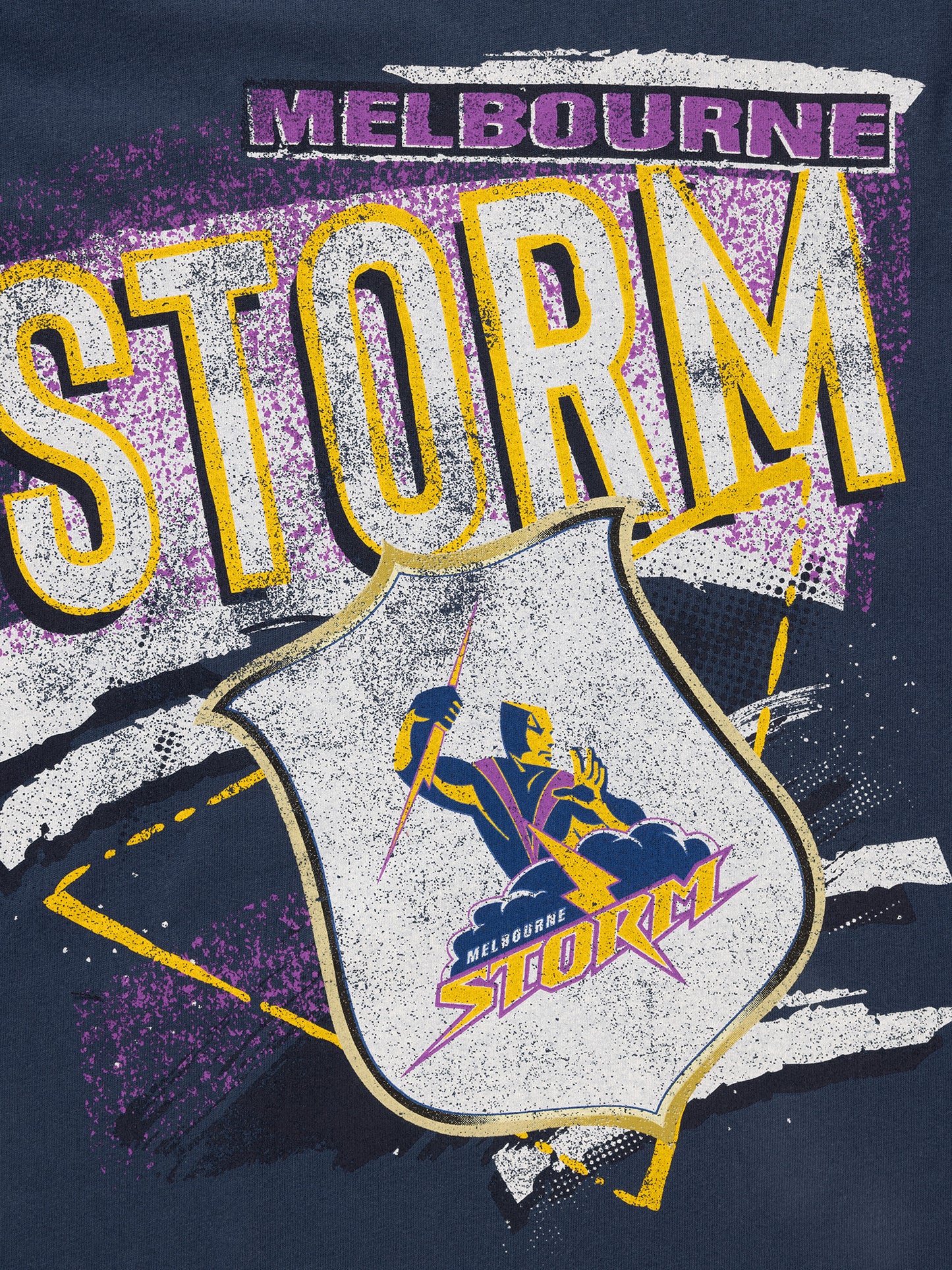 MNA-O36 (Mitchell and ness abstract tee melbourne storm navy) 72493043