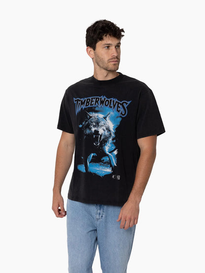 MNA-Q46 (Mitchell and ness play off merch tee timberwolves faded slate) 92593043