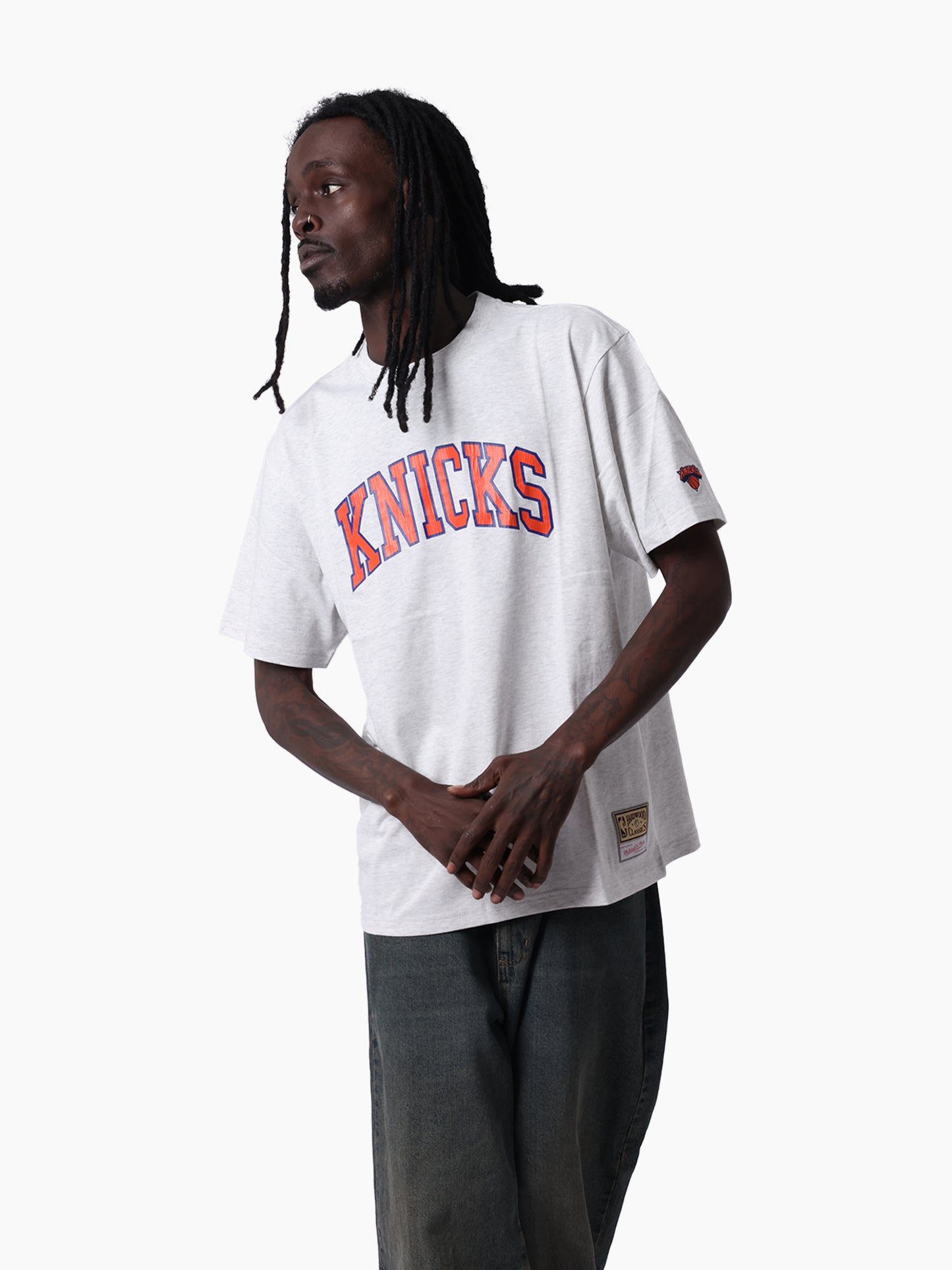 MNA-L50 (Mitchell & ness arch tee knicks silver marle) 22693181