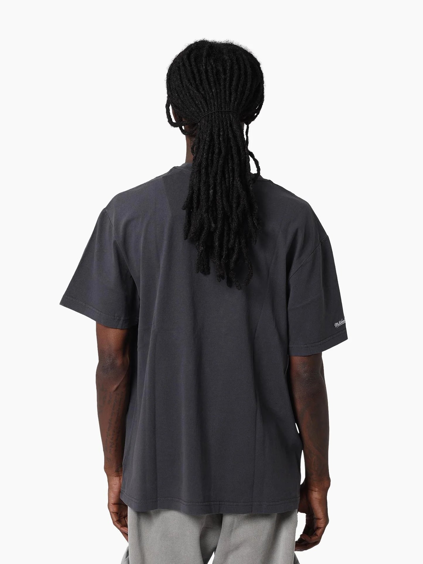 MNA-G50 (Mitchell & ness vince carter new jersey nets t-shirt washed balck) 22693043