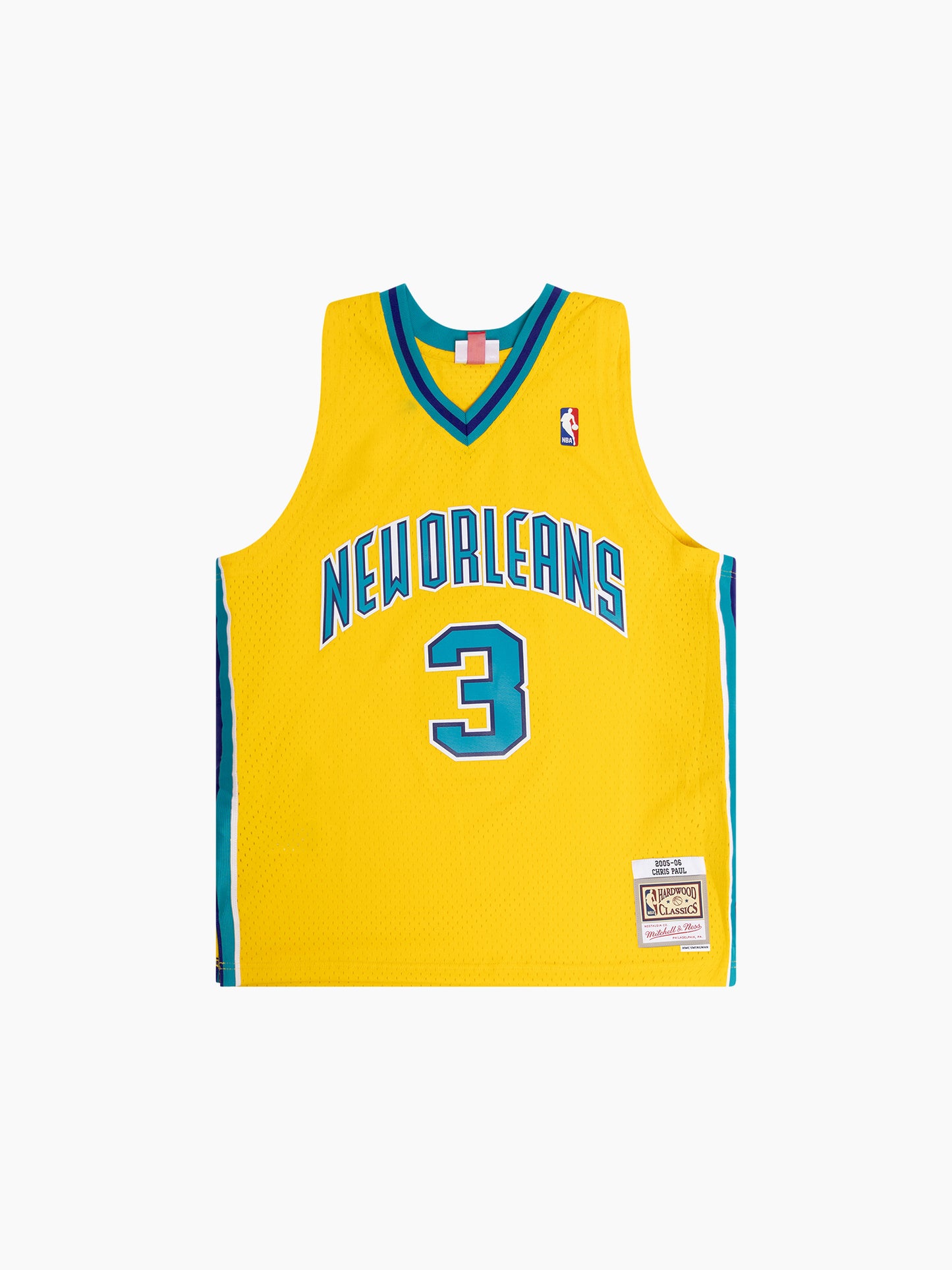 MNA-A45 (Mitchell & ness swingman jersey 2005 hornets chris paul athletic gold) 72598260