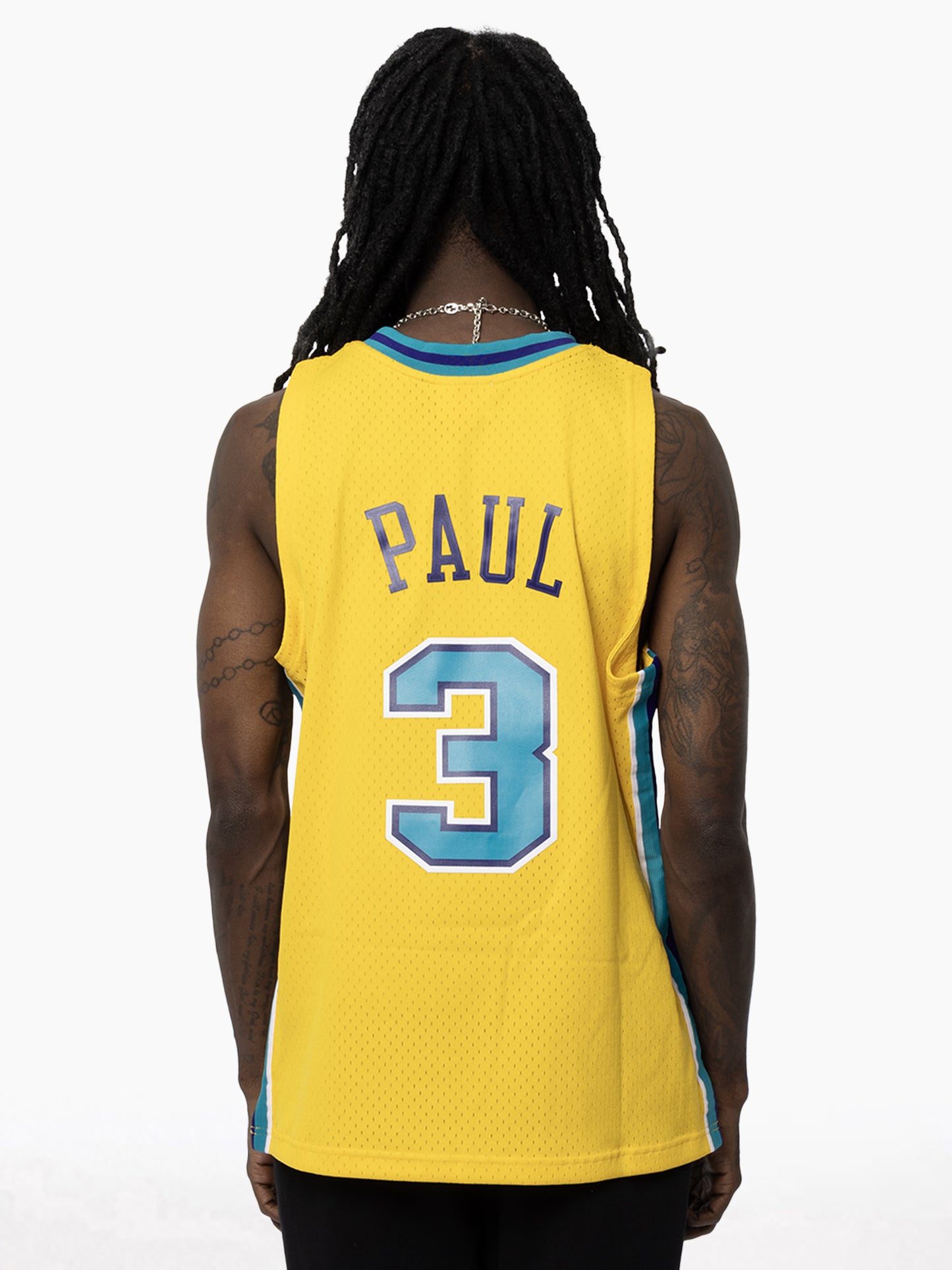 MNA-A45 (Mitchell & ness swingman jersey 2005 hornets chris paul athletic gold) 72598260