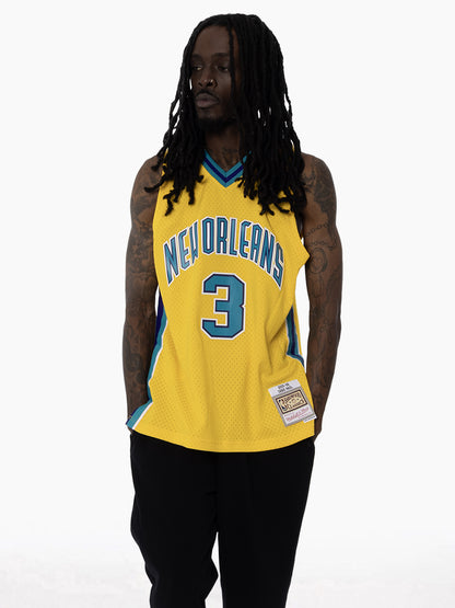 MNA-A45 (Mitchell & ness swingman jersey 2005 hornets chris paul athletic gold) 72598260