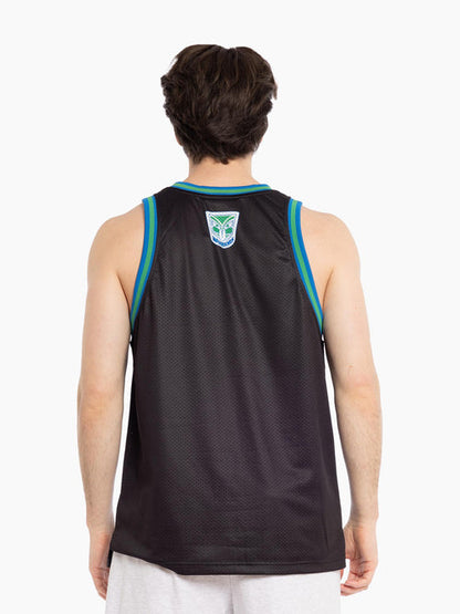 MNA-N38 (Mitchell & ness big face mesh tank nz warriors black) 102494782