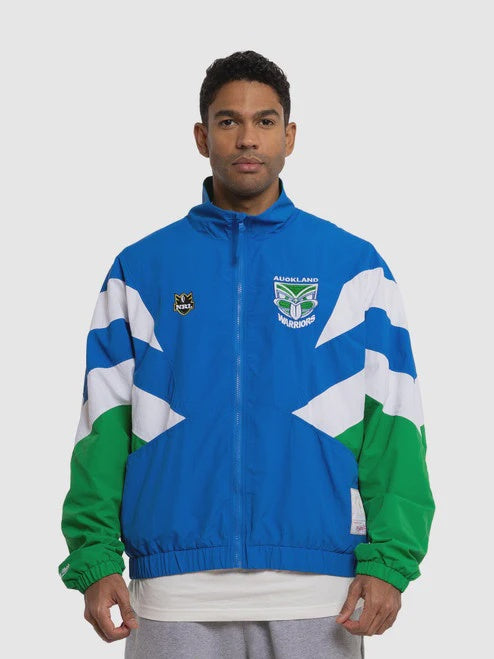 MNA-G38 (Mitchell & ness full zip new zealand warriors spray jacket blue/white/green) 92499130