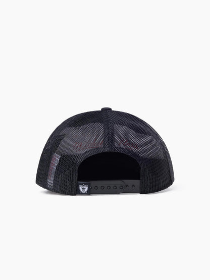 MNA-P52 (Mitchell & ness oakland raiders superbowl champions trucker washed black) 72692608