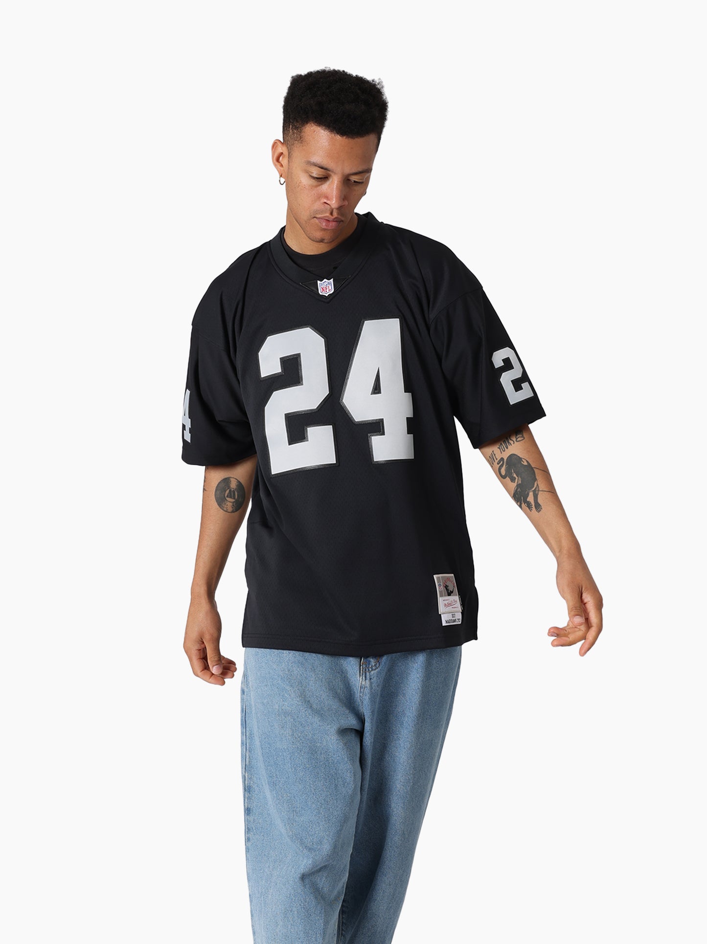 MNA-G47 (Mitchell & ness legacy jersey 2017 raiders marshawn lynch black) 925910869