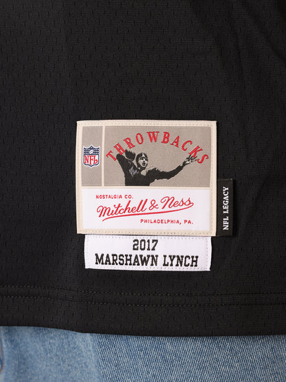 MNA-G47 (Mitchell & ness legacy jersey 2017 raiders marshawn lynch black) 925910869