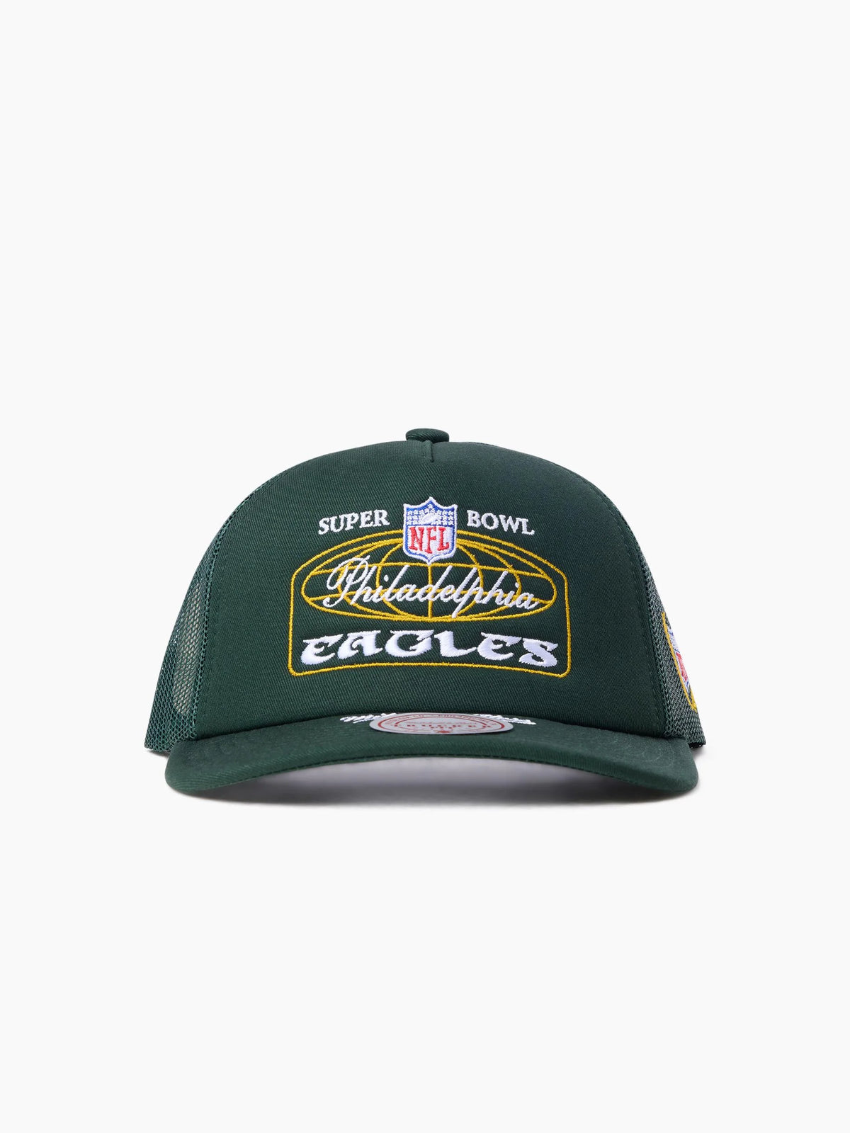 MNA-Q52 (Mitchell & ness philadelphia eagles  superbowl champions trucker pineneedle) 72692608