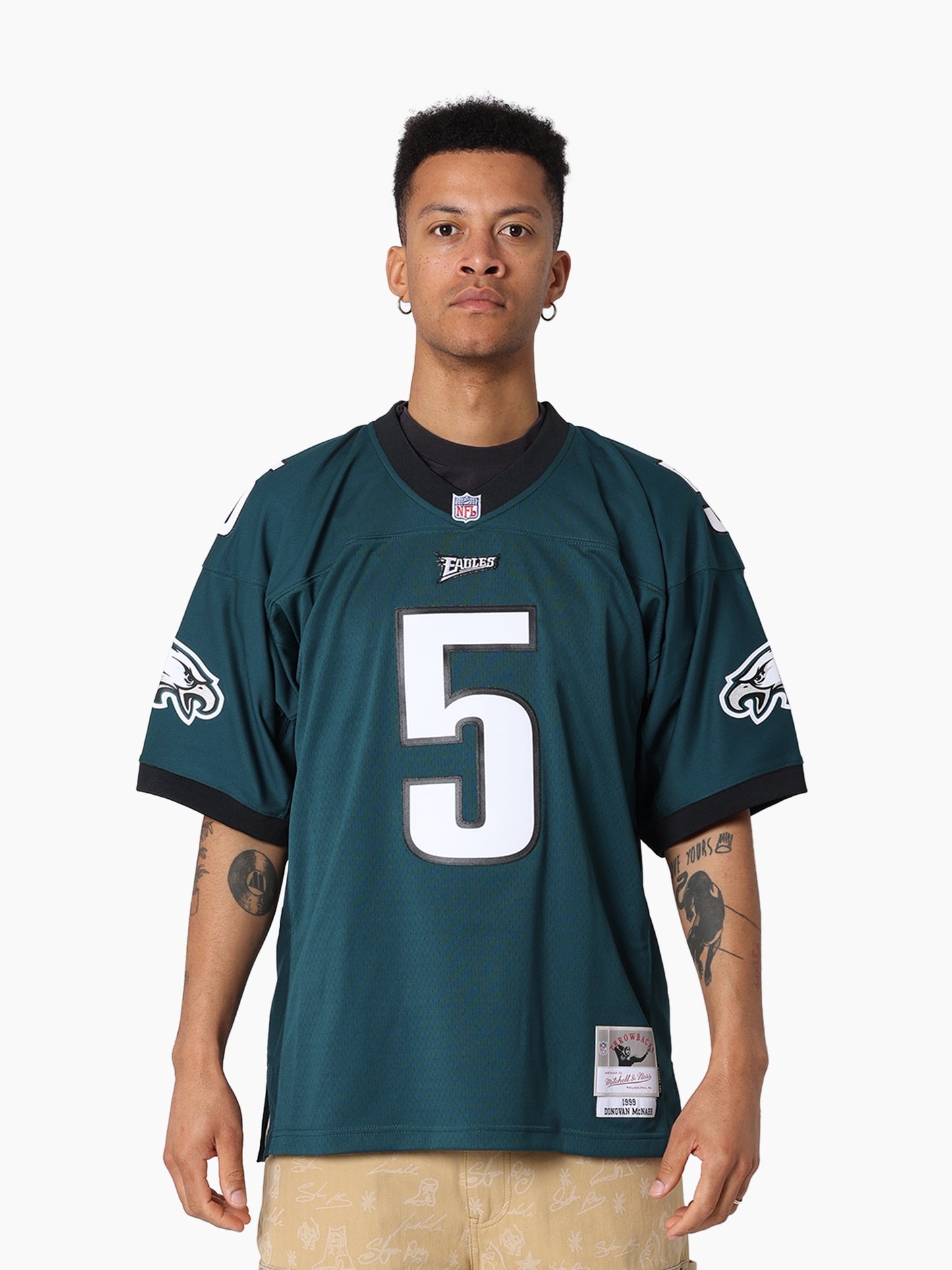 MNA-H47 (Mitchell & ness dark jersey 1999 eagles donovan mc nabb jade green) 925910869