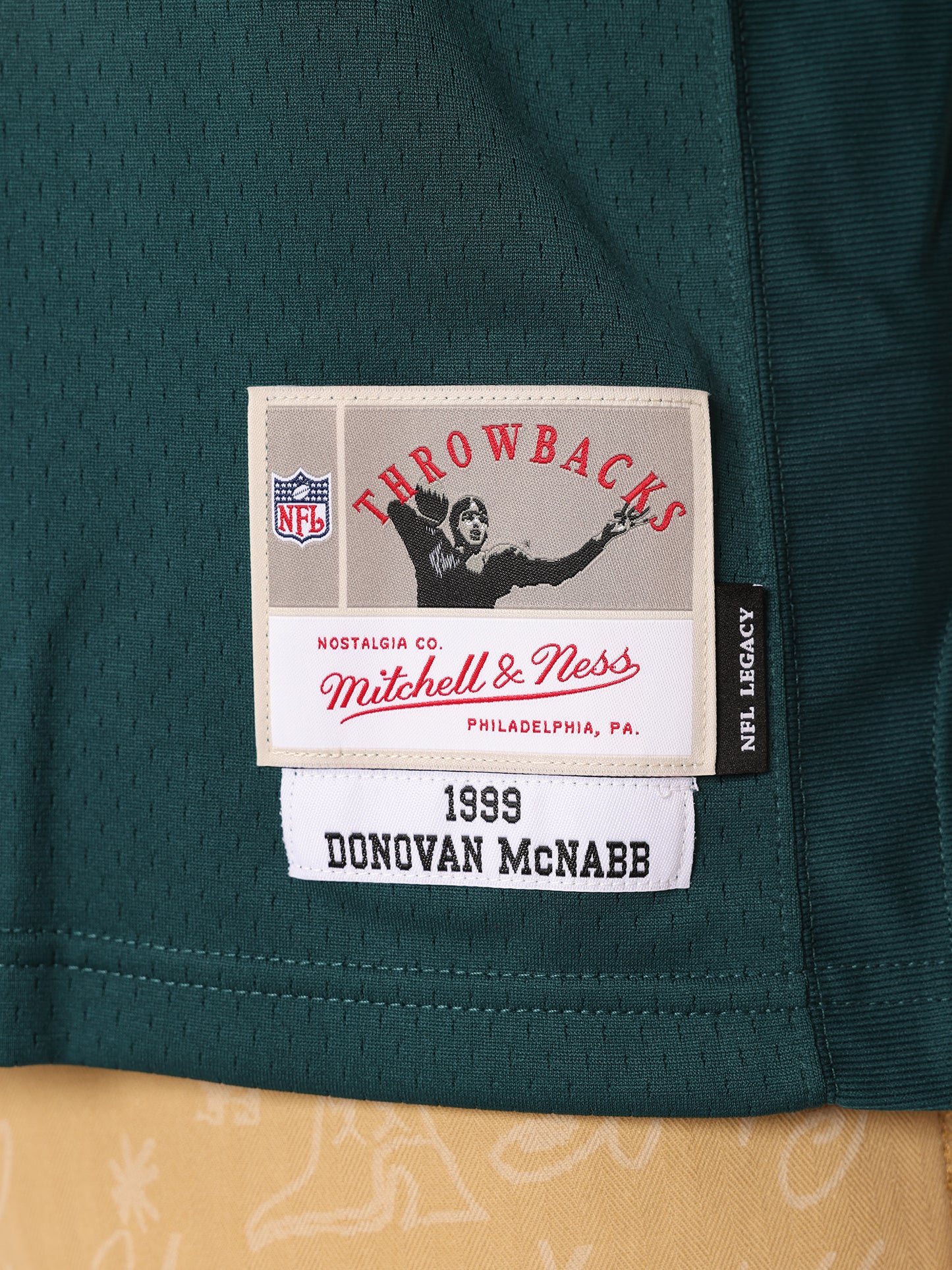 MNA-H47 (Mitchell & ness dark jersey 1999 eagles donovan mc nabb jade green) 925910869