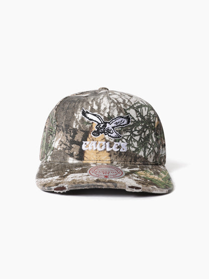 MNA-H49 (Mitchell & ness distressed patch philadelphia eagles snapback tree camo osfm) 112593043