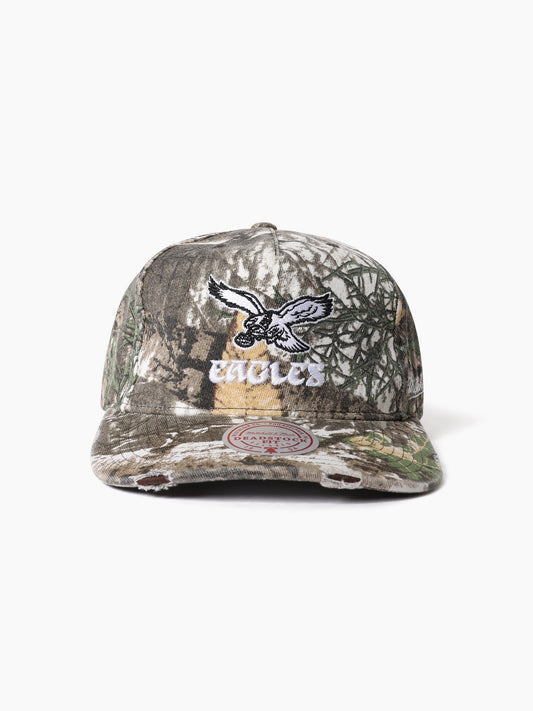 MNA-H49 (Mitchell & ness distressed patch philadelphia eagles snapback tree camo osfm) 112593043