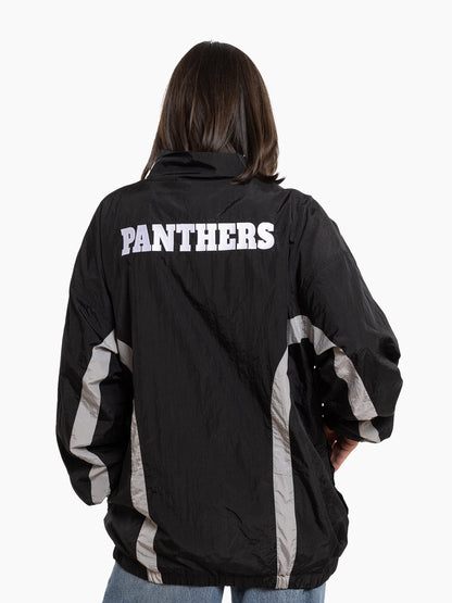 MNA-F37 (Mitchell and ness mens retro track jacket panthers black/grey) 72496956