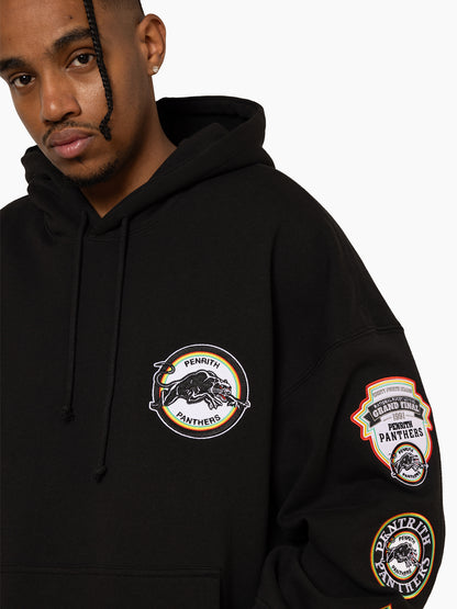 MNA-P36 (Mitchell and ness patch hoodie penrith panthers faded black) 72496956