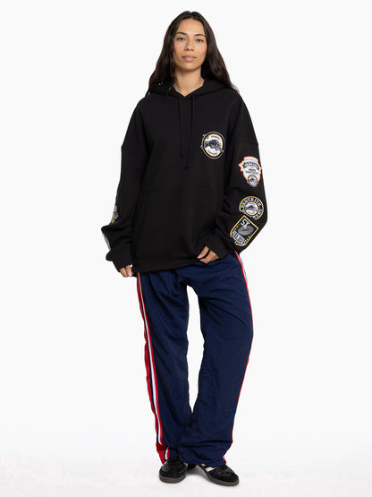 MNA-P36 (Mitchell and ness patch hoodie penrith panthers faded black) 72496956