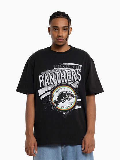 MNA-Q36 (Mitchell and ness abstract tee penrith panthers faded black) 72493043