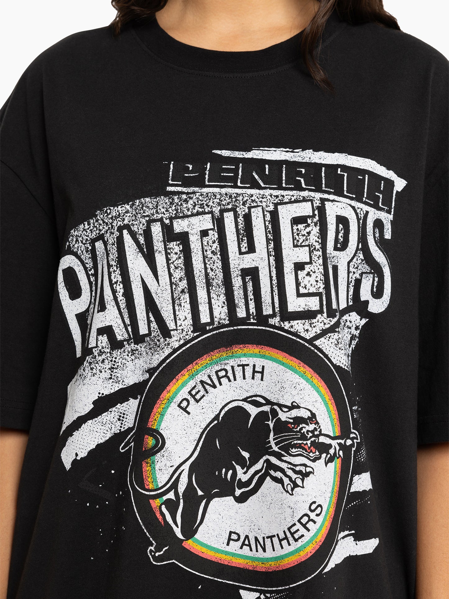 MNA-Q36 (Mitchell and ness abstract tee penrith panthers faded black) 72493043