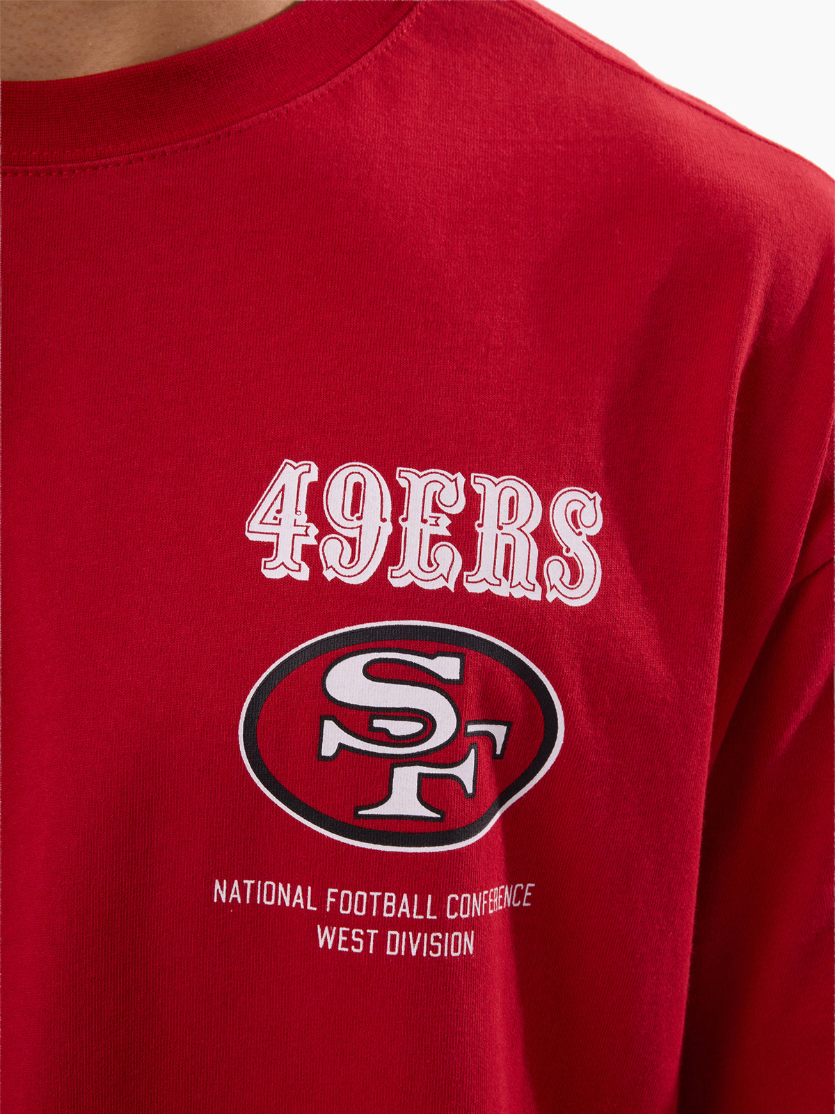 MNA-X52 (Mitchell & ness san francisco 49ers scoreboard box fit t-shirt red) 82693913