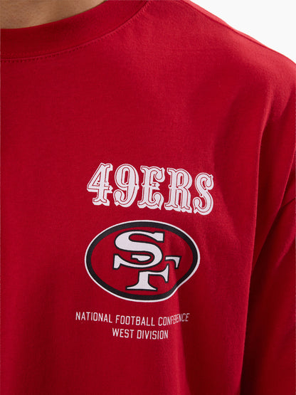 MNA-X52 (Mitchell & ness san francisco 49ers scoreboard box fit t-shirt red) 82693913