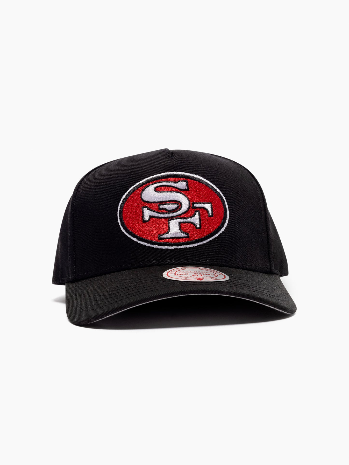 MNA-J41 (Mitchell & ness evergreen pro pinch 49ers snapback black/team colours osfm) 12592391