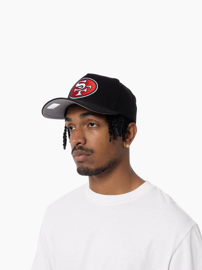 MNA-J41 (Mitchell & ness evergreen pro pinch 49ers snapback black/team colours osfm) 12592391