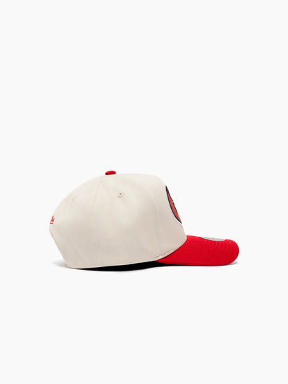 MNA-K41 (Mitchell & ness evergreen pro pinch 49ers snapback white/cream/red osfm) 12592391