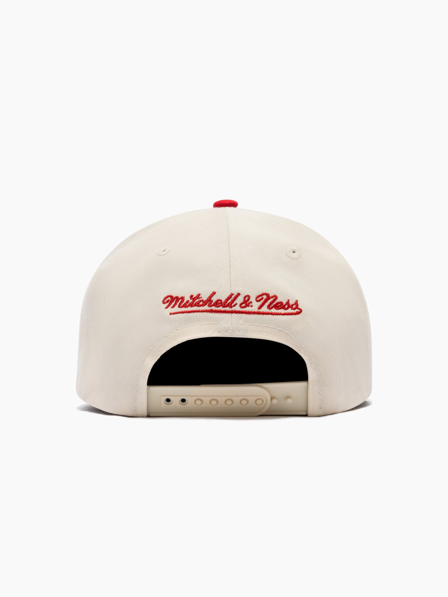 MNA-K41 (Mitchell & ness evergreen pro pinch 49ers snapback white/cream/red osfm) 12592391