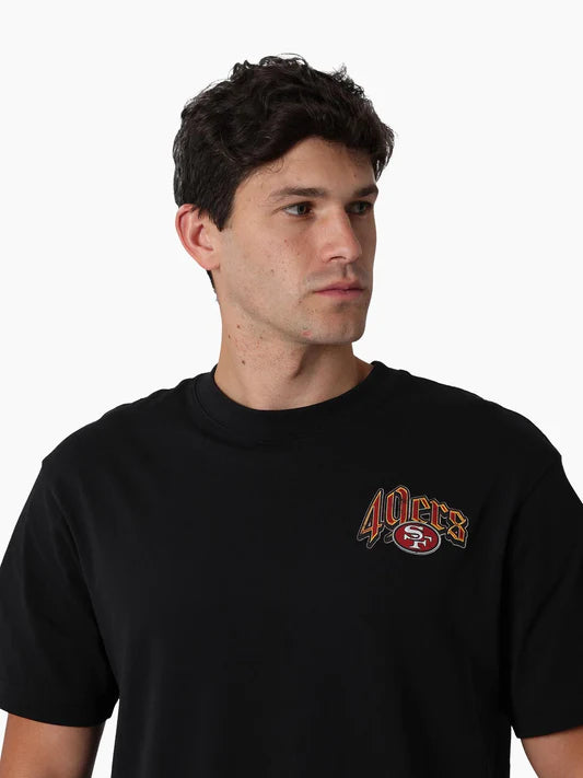 MNA-X46 (Mitchell and ness gothic team tee 49ers faded black) 92592391
