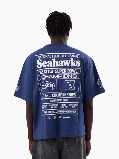 MNA-Z52 (Mitchell & ness seattle seahawks scoreboard box fit t-shirt alpine blue) 82693913