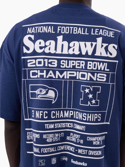 MNA-Z52 (Mitchell & ness seattle seahawks scoreboard box fit t-shirt alpine blue) 82693913