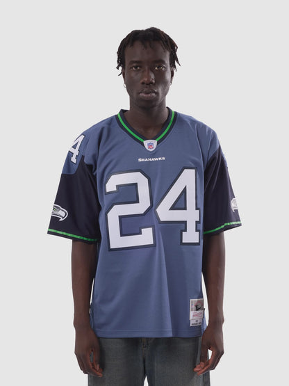 MNA-U52 (Mitchell & ness NFL throwback seattle seahawks dark legacy jersey 2010 lynch marshawn blue) 826910869
