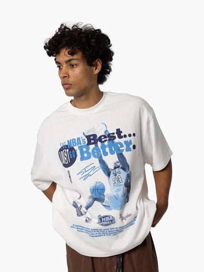 MNA-I45 (Mitchell & ness nba's best tee vintage white) 72593478