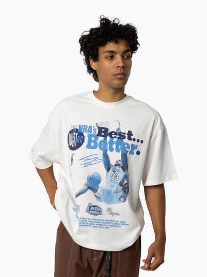 MNA-I45 (Mitchell & ness nba's best tee vintage white) 72593478