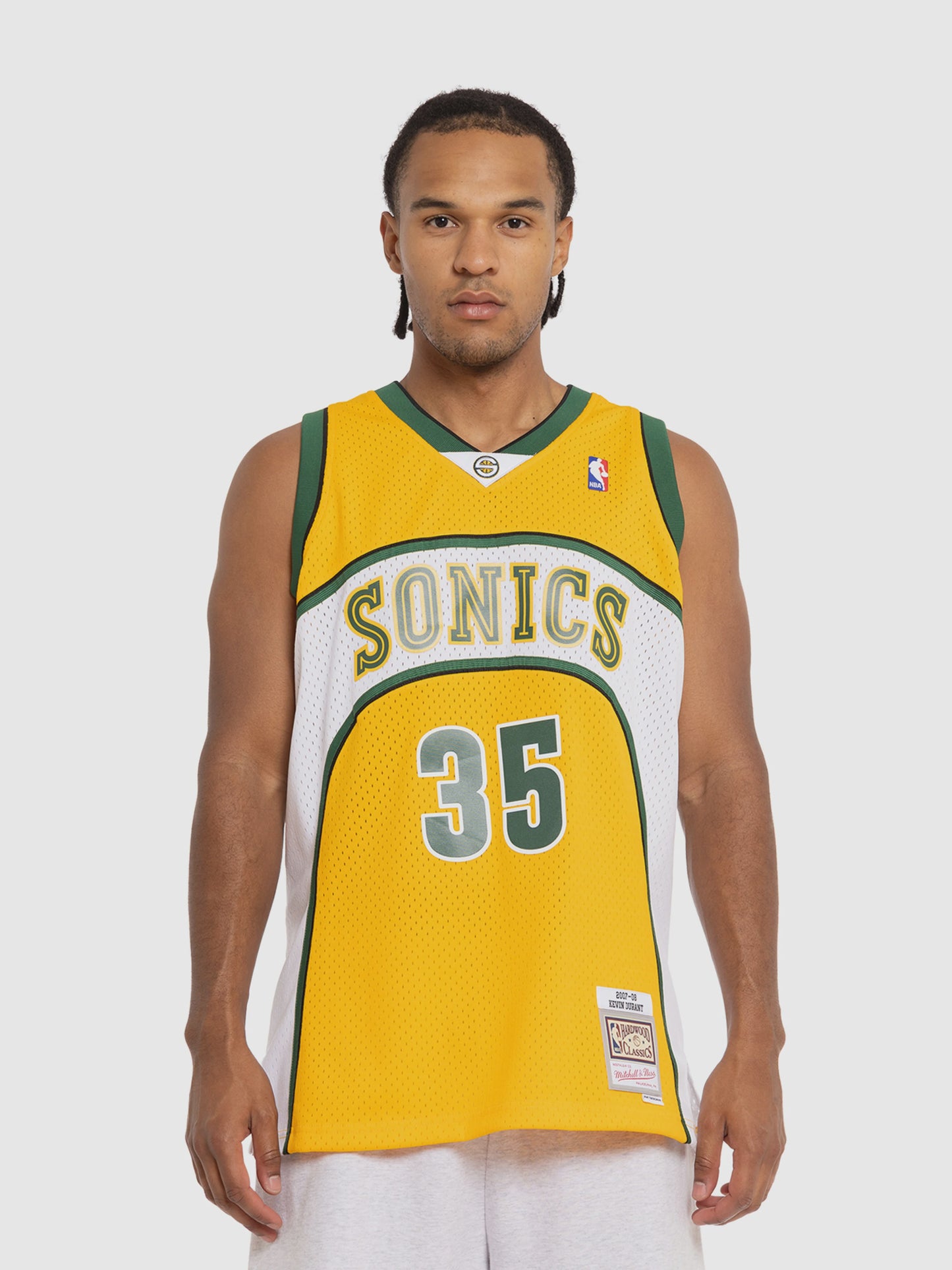 MNA-T35 (Mitchell and ness swingman jersey bulls 07-08 sonics dura yellow) 32498695