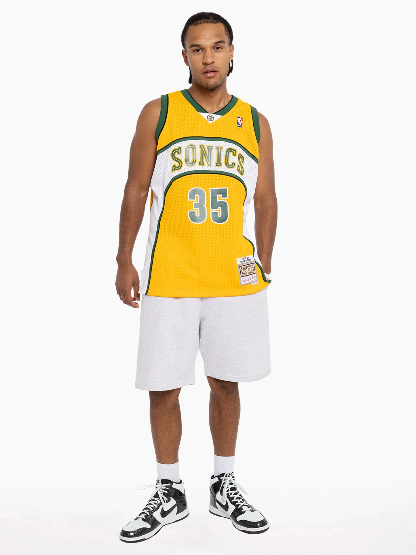 MNA-T35 (Mitchell and ness swingman jersey bulls 07-08 sonics dura yellow) 32498695