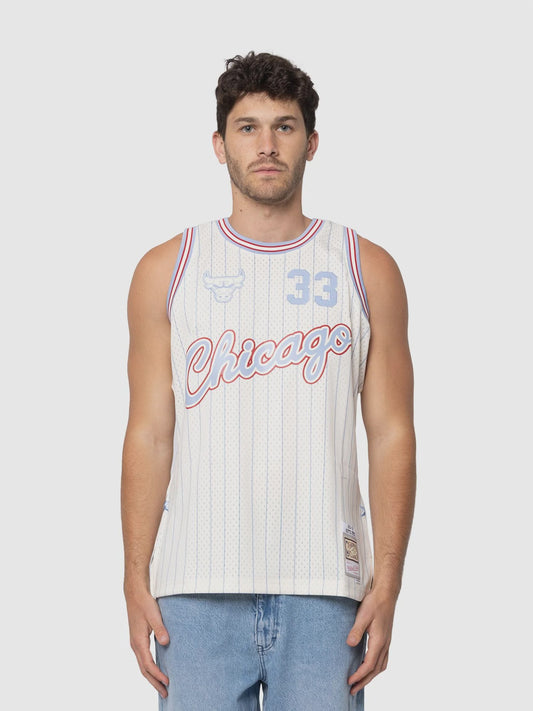 MNA-N48 (Mitchell & ness swingman jersey tip-off chicago bulls jersey scottie pippen egret) 102599130