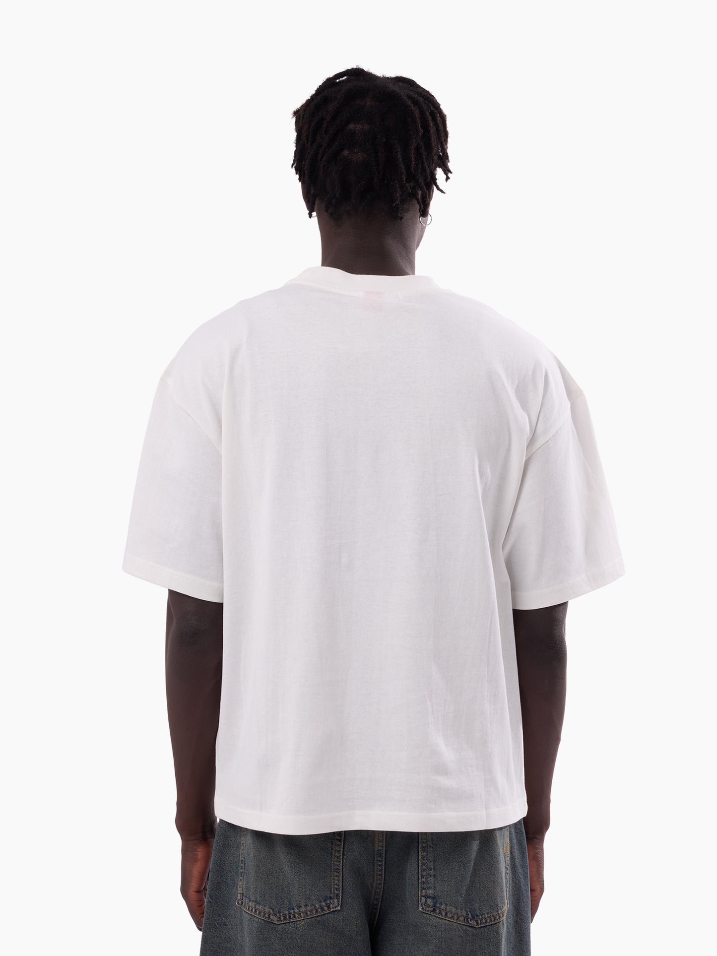 MNA-T52 (Mitchell & ness los angeles rams helmet box fit t-shirt vintage white) 82693478