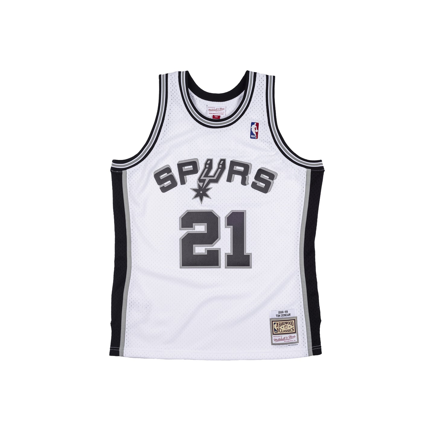 MNA-P40 (Mitchell & ness swingman jersey spurs duncan 98-99 home white) 122498695