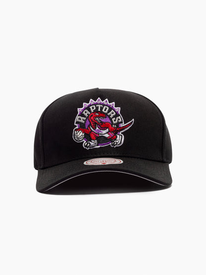 MNA-O41 (Mitchell & ness evergreen pro pinch raptors snapback black/team colours osfm) 12592391