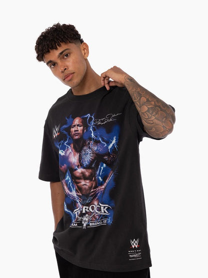 MNA-Z43 (Mitchell & ness the rock final boss t-shirt faded black) 52593478