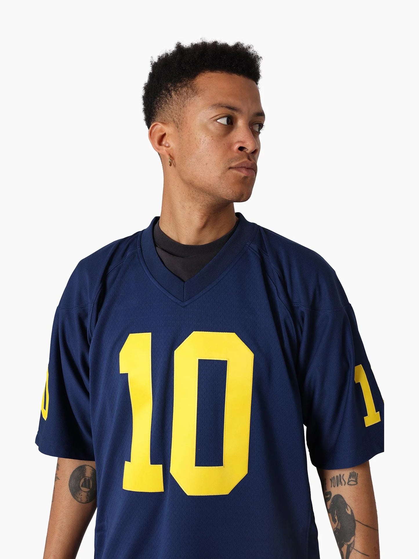 MNA-C48 (Mitchell & ness Tom Brady 1999 University of Michigan Legacy Jersey astros blue) 1025910869