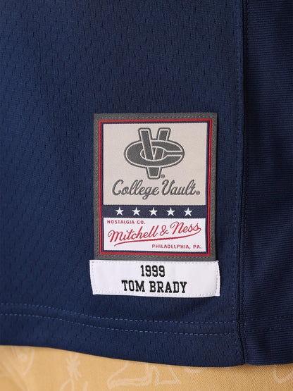 MNA-C48 (Mitchell & ness Tom Brady 1999 University of Michigan Legacy Jersey astros blue) 1025910869