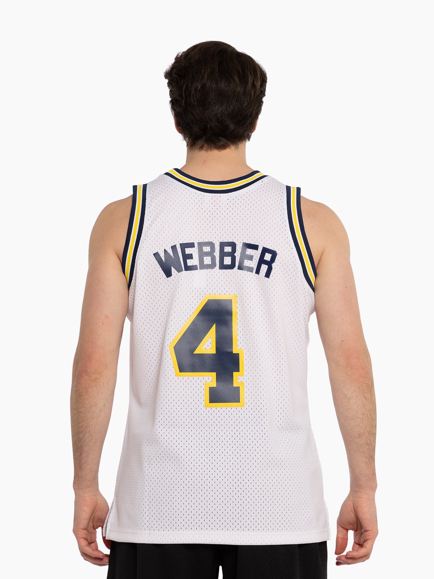 MNA-L40 (Mitchell & ness swingman jersey michigan 91-92 webber white) 122498695