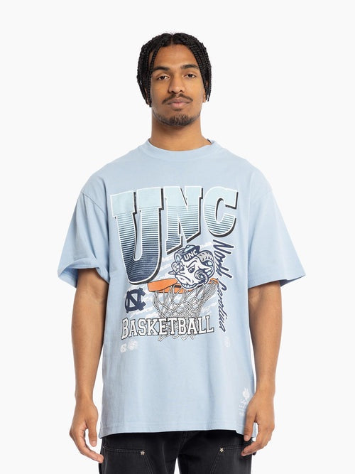 MNA-V38 (Mitchell & ness basket tee unc blue) 112493478